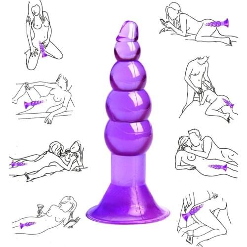 Silicone Anal Beads Plug Dildo Butt Plug G Spot Prostate Massager Adult Erotic Sex Toys For Women Sex Products Masturbators