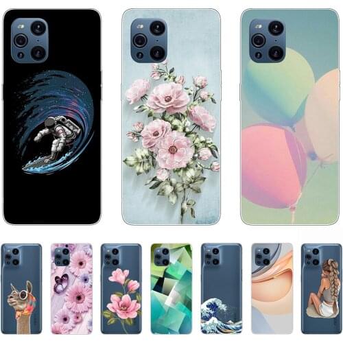 Silicon Case for Oppo Find X3 Pro Neo Lite Luxury Cover on Oppo Find X3 Shell Cover Ultra-thin Anti-knock Shockproof Personality