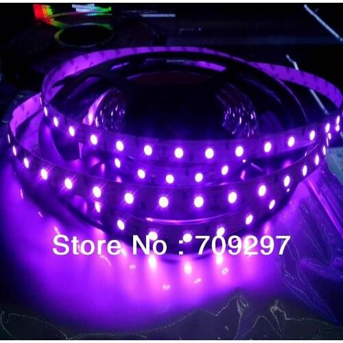 Free DHL 50m/lot purple 300LED SMD 5050 non waterproof DC12V LED strip 60LED/ m