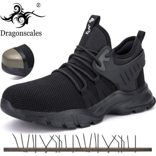 Comfortable Work Shoes Men and Women Steel Toe Safety Shoes Anti-piercing Work Boots Lightweight Breathable Protective Shoes