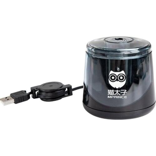 USB Electric Pencil Sharpener Automatic Pencil Sharpeners For Office School Single Hole Pencil Sharpener
