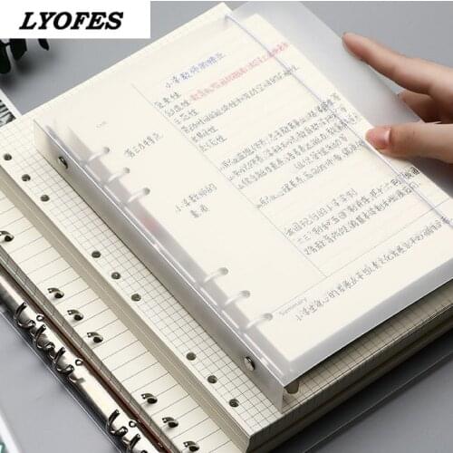 A5 B5 Inner Page Blank/Horizontal Line Matrix Grid Mushroom Hole Notepad Inside Page Refill Notebook Inner Refill