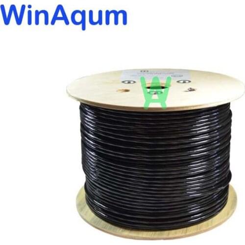 WinAqum CAT6 CAT5E 99.99% Pure OFC Outdoor Direct Bruial Solid UTP Ethernet 23AWG Network Ethernet Wire Lan RJ45