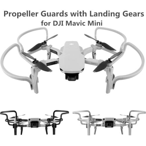 Mavic Mini Propeller Guards with Landing Gears Propellers Shielding Rings Protectors Quick Release for DJI Mavic Mini Drone