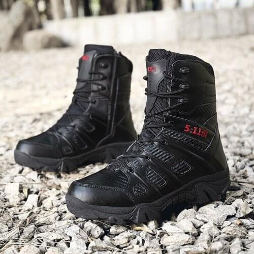 2021 Winter Military Boots Mens Military Training Combat Boots Special Forces Desert Tactical Combat And Ankle Boots Work Boots