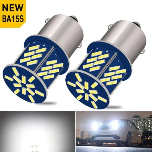 2X 1156 BA15S P21W 42SMD 4014 LED Canbus Backup Reverse Light DRL For Mercedes Alfa romeo Lexus Toyota Honda Seat Opel 6000k