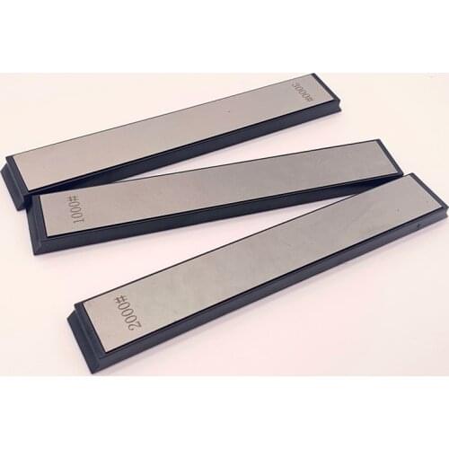 3pcs kitchen tool sharpener edge diamond sharpening sharpener for professional sharpener system bar 1000/2000/3000 grain size