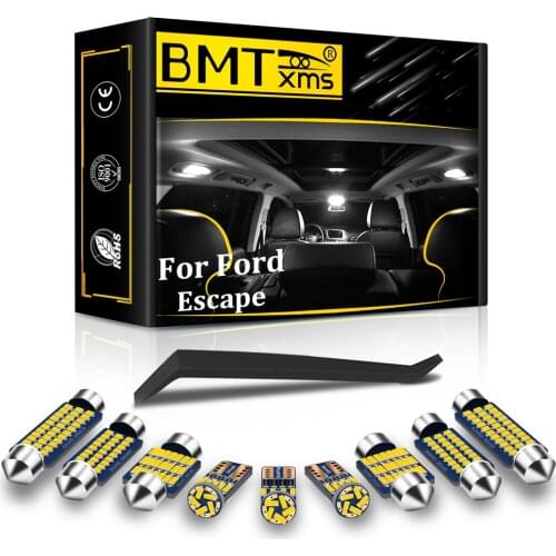 BMTxms Canbus Vehicle LED Interior Trunk Light Map Light Bulbs No Error Car Lighting Accessories For Ford Escape 2001-2020