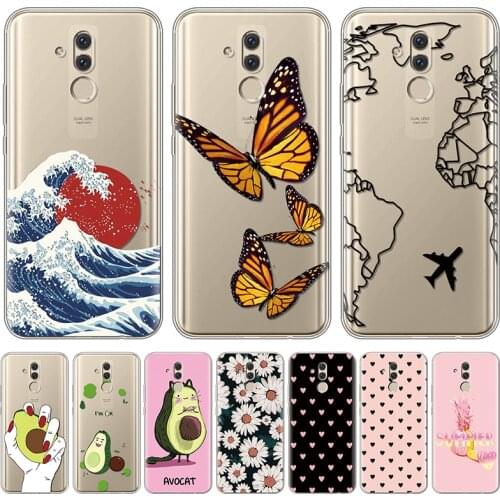Case For Huawei Mate 20 Lite Case Soft Silicone Cover TPU Shell For Huawei Mate 20 Lite 20Lite SNE-LX1 Phone Cases 6.3 inch Cute