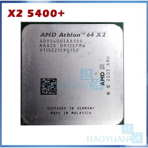 AMD Athlon 64 X2 5400+ 2.8 GHz Dual-Core CPU Processor ADO5400IAA5DS ADO540BIAA5DO ADO5400IAA5DO Socket AM2
