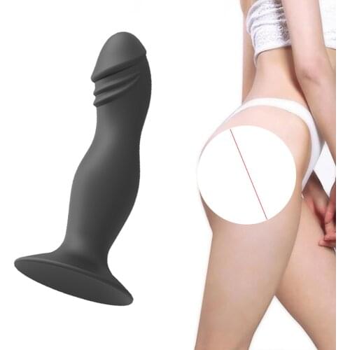 Dildo Anal Plug Strip Suction Cup Anal Plug Adult Sex Toys Silicone Butt Anal Plug Unisex Sex for Woman Anal Stimulator Sex Toy