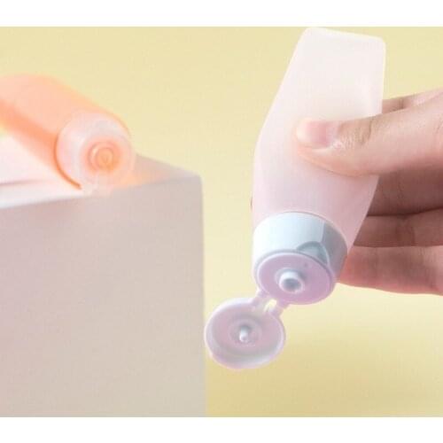 Facial Cleanser Soft Tube Shampoo Lotion Bottles Travel30g 50g Portable Cosmetic Frosted Plastic Cream Squeeze Bottle 30ml 50ml