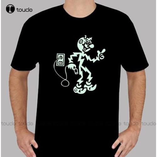 New Reddy Kilowatt Electric Servant Symbol MenS Black T-Shirt Size S To 5Xl Tee Shirt Unisex