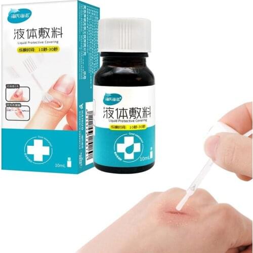 10ml Waterproof First Aid Liquid Bandage for Small Cut Wounds Healing Gel Patch Disinfecting Adhesive Hemostasis Plaster