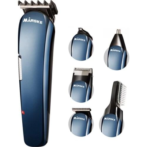 5 In 1 Electric Shaver Multifunctional Hair Clipper Beard Trimmer Kit For Men Low Noise USB Rechargeable 5 Blades Limited Comb