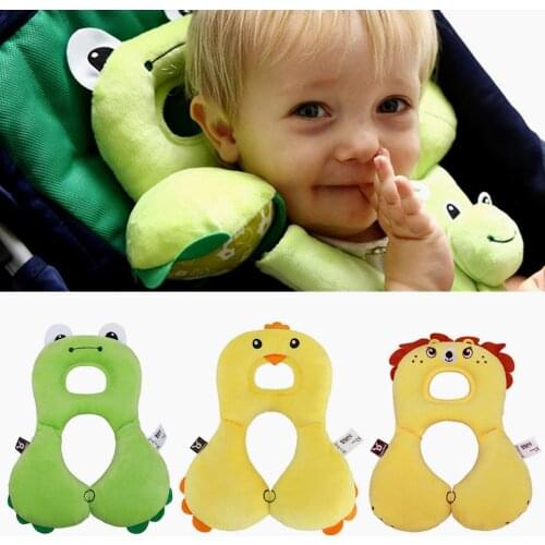 Cartoon Car Neck Pillow Head Support U-Shaped Kids Safety Seat Pillow Headrest Cushion Pads Auto Neck Protector Car Accessories