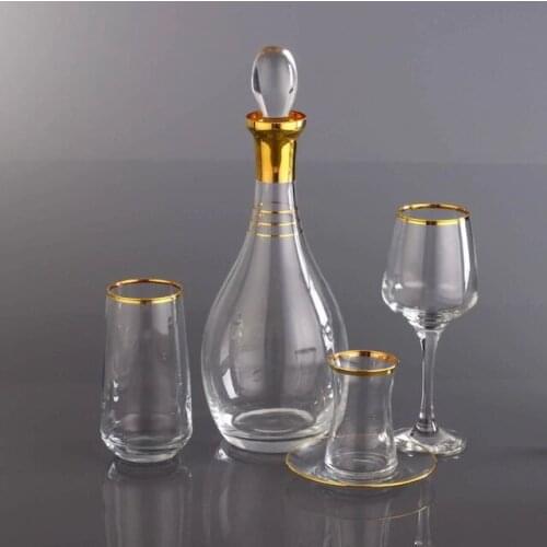 49 piece Cup Set-GARNET Sapphire Gold-12 Personality 361551270