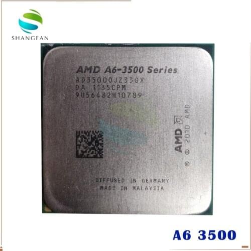 AMD Athlon A6 3500 2.1GHz Triple-Core CPU Processor AD3500OJZ33GX 65W Socket FM1