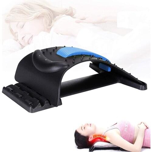 Traction Device with Massage Points Adjustable Neck Stretcher for Pain Relief Neck Shoulder Relaxer