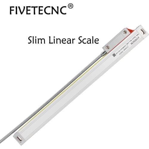RS422 5um Slim Optical Glass Scale Linear Encoder 120 170 220 270 320 370 420mm Stroke Fits Sino Easson Digital Readout Ruler