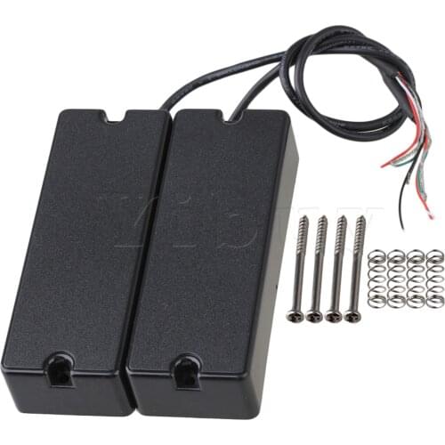 Yibuy 5 String Humbucker Electric Bass Guitar Neck&Bridge Pickup Set