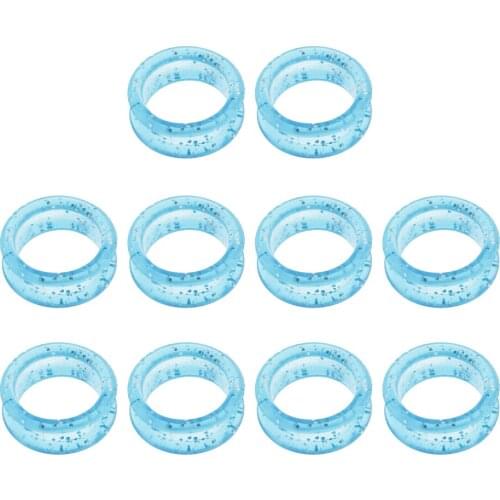 10pcs 2.2 cm Rubber Scissors Grips Shears Finger Rings Grips Inserts For Salon Barber Rings for Hair Salon Household Chemical