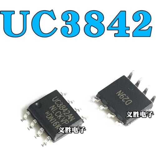10PCS UC3842 UC3843 UC3844 UC3845 AN BN SOP8 DIP8 Current Mode PWM Chip Modulator Pulse Width