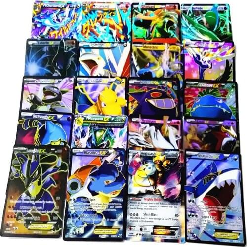 300pcs/set Cards Pokemon Toys For Children Toy Takara Tomy Pokemon Card Ex Gx Mega Game Battle Carte