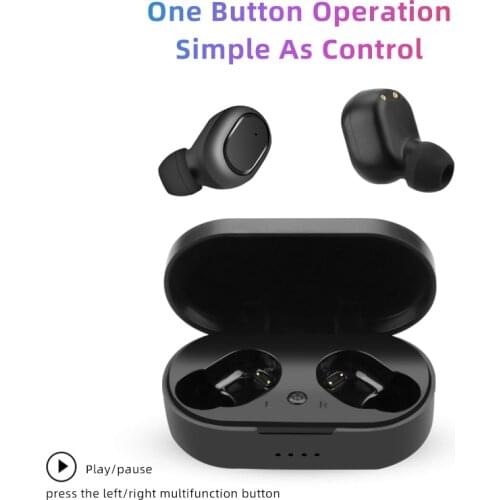 A6s TWS M1 Wireless Bluetooth EarPhone PK Redmi Airdots 5.0 Wireless Earbuds Stereo Headsets With Mic Handsfree Earbuds PK i12