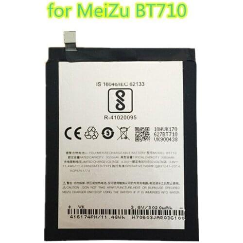 AZK battery for Meizu blue A5 BT710 battery M5c M710M M793Q cell phone Battery 3060mAh