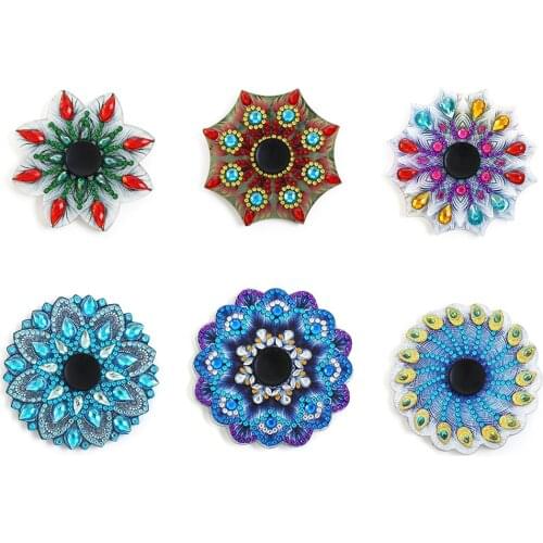5D Diy Diamond Painting Special-shaped drill Flowers Spinning top Diamond Embroidery Mosaic Cross Stitch Kit Home Decoration gif