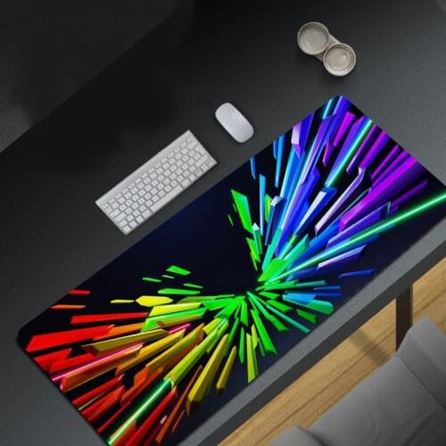 Color Simple XXL Gaming Mouse Pad Large Gamer Art Table Computer Mousepad Soft Mause Pad XL Abstract Keyboard Desk Play Mats