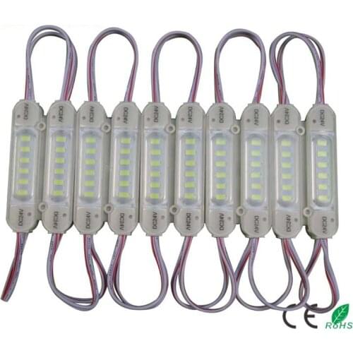 DC24V LED Module Lightbox 5730 Injection Molding Light 2w Car Truck LED Module Back Light for Sign Letter Red Green Blue