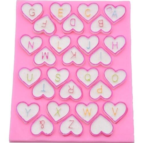 DIY 3D silicone mold chocolate heart Litter lattices mold cookie tray mold candy samll little heart candy cake molds