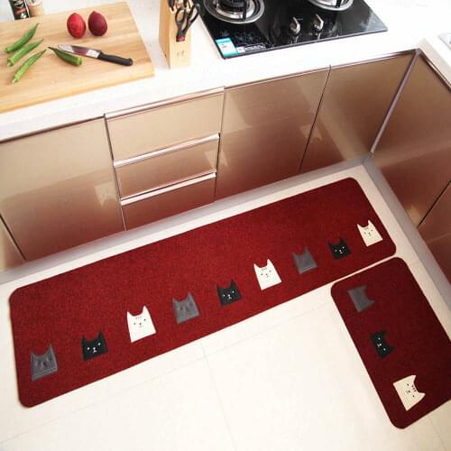 Long Kitchen Mat Anti-slip Area Rugs Living Room Balcony Bathroom Carpet Entrance Doormat Bath Mats Bedroom Rug Tapete