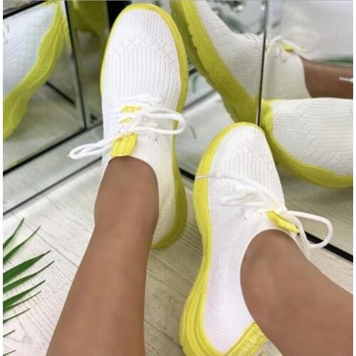 Women sneakers Lady Women Feminine Breathable Mesh Casual shoes Feminine Shoe Zapatillas Socks Shoes sneakers