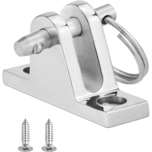 Marine Deck Hinge Boat Bimini Top Fitting 90 Degree Quick Pin Kit