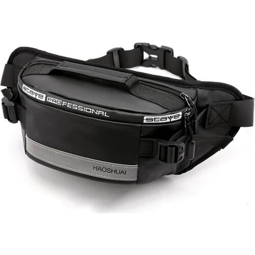 Men Fanny Pack Teenager Outdoor Sports Running Cycling Waist Bag Pack Fashion Shoulder Belt Bag Travel Phone Pouch Bags For Male