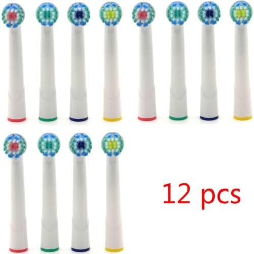 12 Pcs Electric Toothbrush Heads B SB-17A Replacement for Oral Dual Clean Pro care Electric Toothbrush Heads