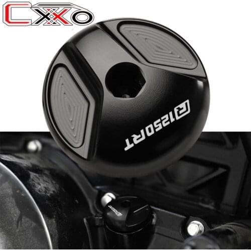 2021 New With logo Motorcycle Engine Oil Filter Cover Oil Plug Cap For BMW R1250RT R 1250 RT r1250 rt 2019 2020 2021