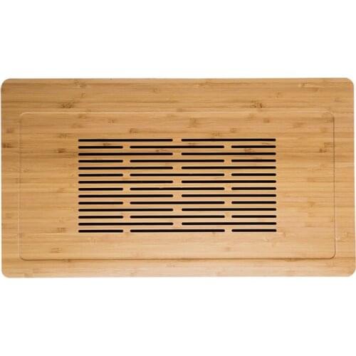 Water Storage Simple Tea Tray Japanese Traditional Kung Fu Tea Tray with Drawer Tea Ceremony Plateau De Service Teaware DG50CP