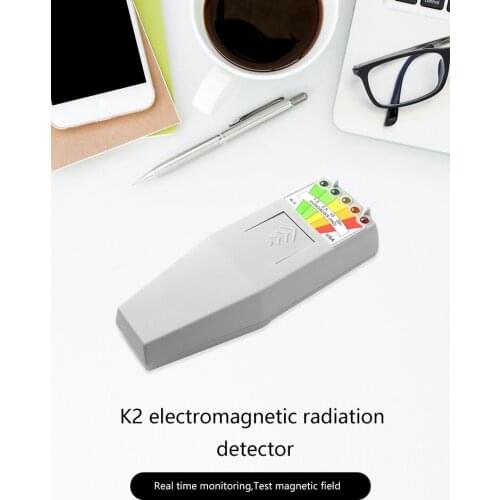 Handheld Digital LCD EMF Meter K2 Electromagnetic Field Radiation Detector Portable Electric Field Magnetic Field Dosimeter