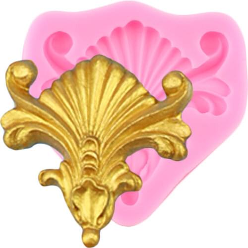 Sugarcraft Scroll Leaves Silicone Molds Relief Fondant Mold Cake Decorating Tools Candy Polymer Clay Chocolate Gumpaste Moulds