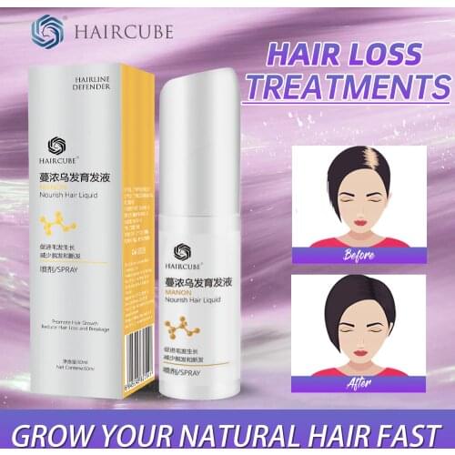 HAIRCUBE Anti Hair Loss Spray for Fast Hair Growth Products Men Woman Hair Growth Essential Oil Liquid Essence Regeneration