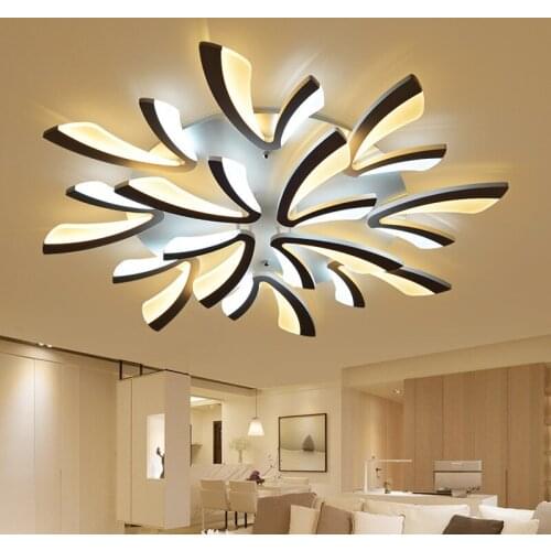 New Led Chandelier Modern Ceiling Lamp Nordic Lighting Living Bedroom Hallway Kitchen RC Dining Indoor Decor Flower Home Light