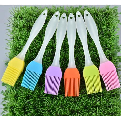 1Pcs Portable Non-toxic Silicone Oil Brushes Heat-resistant Kitchen Gadgets Pastry Brush BBQ Cake Accessories