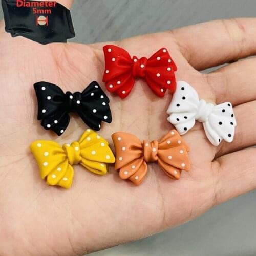 5PCS Resin Cute Cartoon Fridge Magnetic Sticker Colourful Bow Refrigerator Magnet Birthday Gift Stationery Toy Free Shipping
