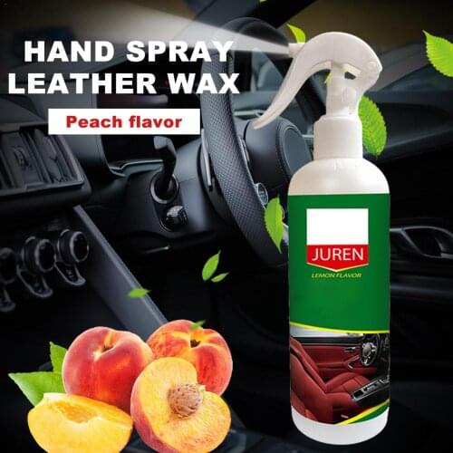 Car Wax Scratch Remover Auto Interior Leather Table Restorer Seat Glitter Wax Maintenance Cleaning Liquid Dust Removal Tools