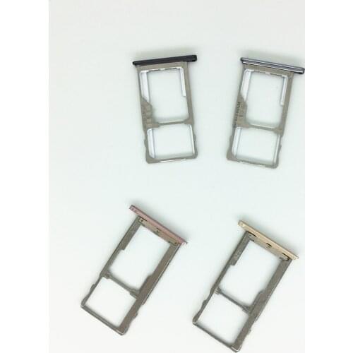 SIM Card Slot Holder For Meizu M5 Note / Meilan Note 5 Micro SD Card Slot Tray Socket Adapter Replacement Repair Spare Parts