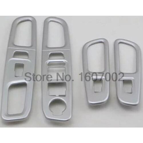 For Jeep Renegade 2016 ABS Chrome Armrest Panel Cover Window Lifter Switch Trim Left-driving Interior Decoration Accessories